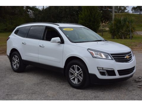 Summit White Chevrolet Traverse LT.  Click to enlarge.