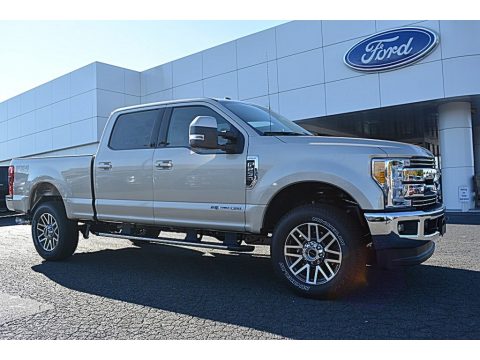 White Gold Ford F250 Super Duty Lariat Crew Cab 4x4.  Click to enlarge.