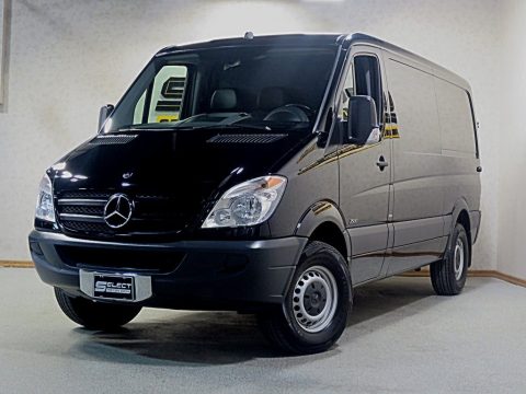 Jet Black Mercedes-Benz Sprinter 2500 Cargo Van.  Click to enlarge.