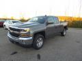 Front 3/4 View of 2017 Chevrolet Silverado 1500 LT Double Cab 4x4 #1