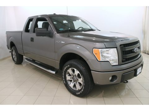 Sterling Grey Ford F150 STX SuperCab 4x4.  Click to enlarge.