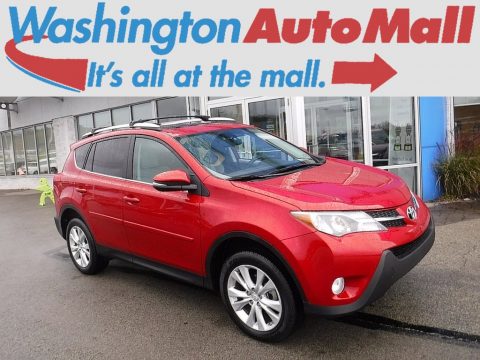 Barcelona Red Metallic Toyota RAV4 Limited AWD.  Click to enlarge.