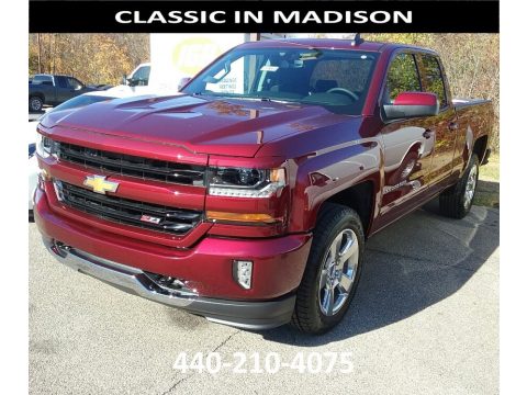 Siren Red Tintcoat Chevrolet Silverado 1500 LT Double Cab 4x4.  Click to enlarge.