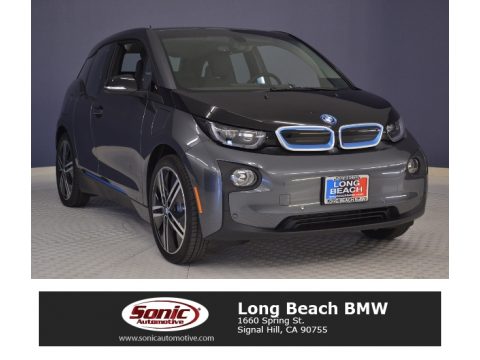Mineral Grey Metallic BMW i3 with Range Extender.  Click to enlarge.