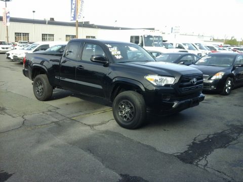 Black Toyota Tacoma SR Access Cab 4x4.  Click to enlarge.