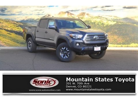 Magnetic Gray Metallic Toyota Tacoma TRD Off Road Double Cab 4x4.  Click to enlarge.