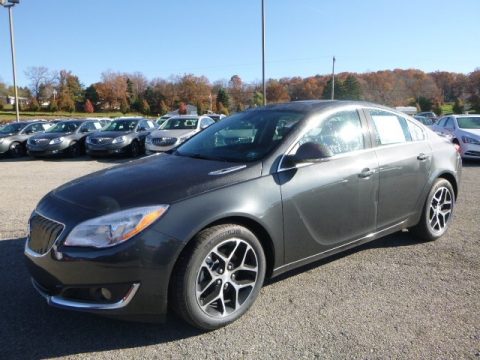 Graphite Gray Metallic Buick Regal Sport Touring.  Click to enlarge.
