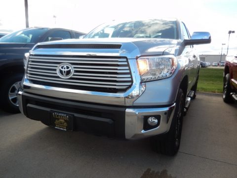Silver Sky Metallic Toyota Tundra Limited Double Cab 4x4.  Click to enlarge.
