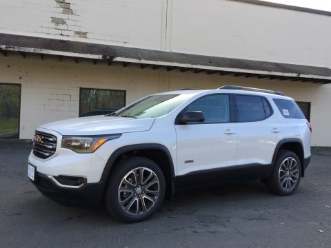 Summit White GMC Acadia All Terrain SLT AWD.  Click to enlarge.