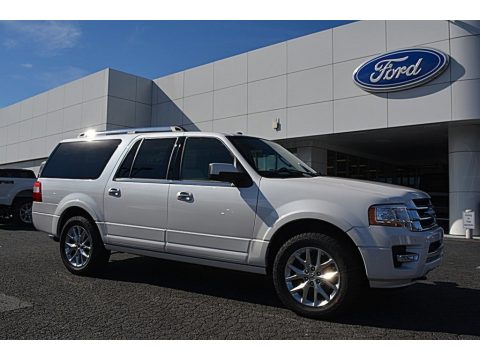 White Platinum Ford Expedition EL Limited 4x4.  Click to enlarge.
