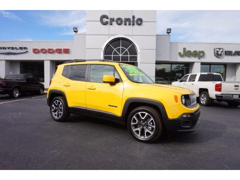 Solar Yellow Jeep Renegade Latitude.  Click to enlarge.