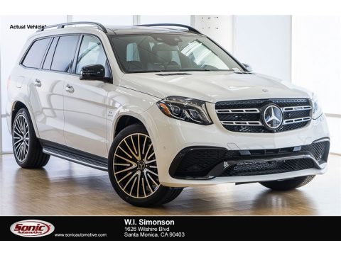 Polar White Mercedes-Benz GLS 63 AMG 4Matic.  Click to enlarge.