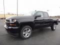 Front 3/4 View of 2017 Chevrolet Silverado 1500 Custom Double Cab 4x4 #1