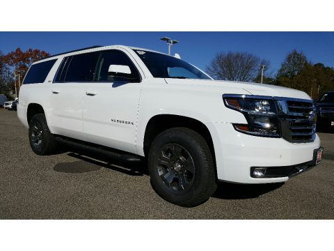 Summit White Chevrolet Suburban LT 4WD.  Click to enlarge.