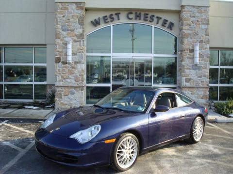 Lapis Blue Metallic Porsche 911 Targa.  Click to enlarge.