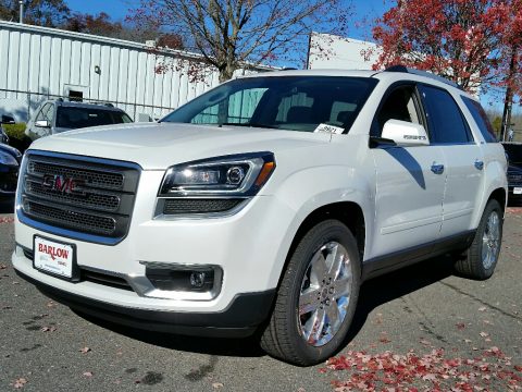White Frost Tricoat GMC Acadia Limited FWD.  Click to enlarge.