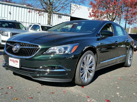 Dark Forest Green Metallic Buick LaCrosse Essence.  Click to enlarge.