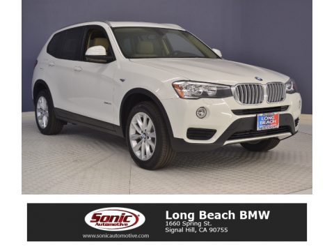 Alpine White BMW X3 sDrive28i.  Click to enlarge.