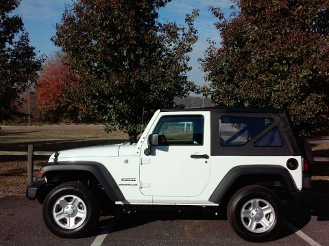 Bright White Jeep Wrangler Sport 4x4. Click to enlarge. Bright White Jeep Wrangler Sport 4x4. Click to enlarge.