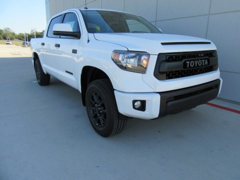 Super White Toyota Tundra TRD PRO Double Cab 4x4.  Click to enlarge.