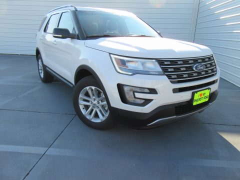 White Platinum Ford Explorer XLT.  Click to enlarge.