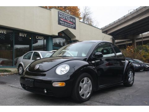 Black Volkswagen New Beetle GLS Coupe.  Click to enlarge.