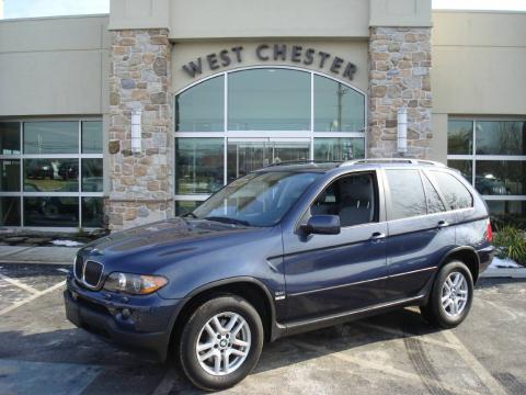 Toledo Blue Metallic BMW X5 3.0i.  Click to enlarge.