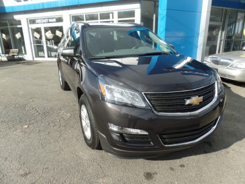 Tungsten Metallic Chevrolet Traverse LS AWD.  Click to enlarge.