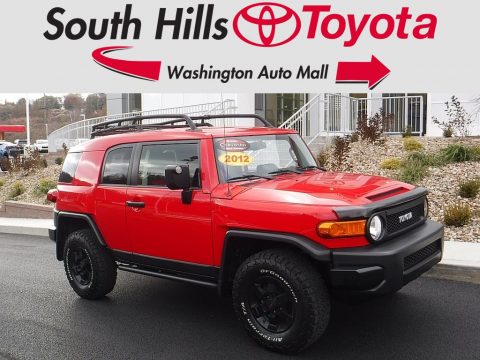 Radiant Red Toyota FJ Cruiser Trail Teams Special Edition 4WD.  Click to enlarge.