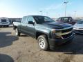 Front 3/4 View of 2017 Chevrolet Silverado 1500 WT Double Cab 4x4 #3