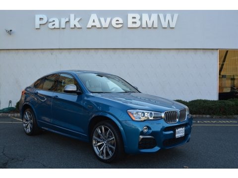 Long Beach Blue Metallic BMW X4 M40i.  Click to enlarge.
