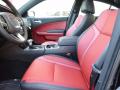 2017 Dodge Charger Black/Ruby Red Interior #8