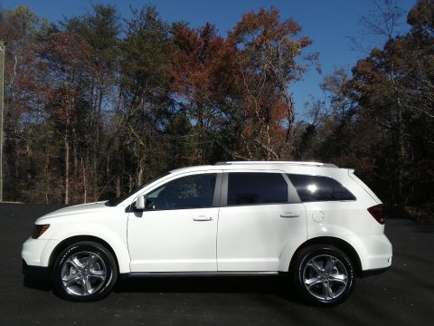 Vice White Dodge Journey Crossroad AWD.  Click to enlarge.