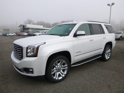 White Frost Tricoat GMC Yukon SLT 4WD.  Click to enlarge.