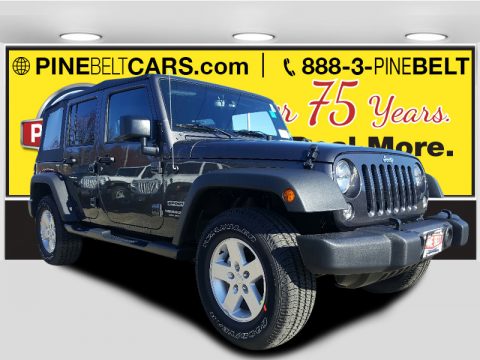 Granite Crystal Metallic Jeep Wrangler Unlimited Sport 4x4.  Click to enlarge.