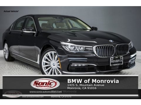 Black Sapphire Metallic BMW 7 Series 740i Sedan.  Click to enlarge.