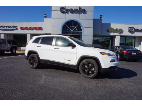 Bright White Jeep Cherokee Sport Altitude.  Click to enlarge.