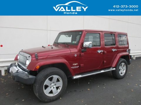 Deep Cherry Red Jeep Wrangler Unlimited Sahara 4x4. Click to enlarge. Deep Cherry Red Jeep Wrangler Unlimited Sahara 4x4. Click to enlarge.