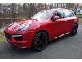 Front 3/4 View of 2014 Porsche Cayenne Turbo #1