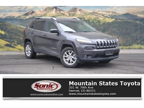 Granite Crystal Metallic Jeep Cherokee Latitude 4x4.  Click to enlarge.