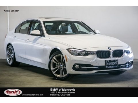 Alpine White BMW 3 Series 330i Sedan.  Click to enlarge.