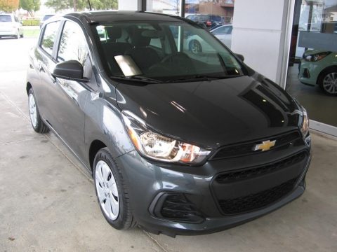 Nightfall Gray Metallic Chevrolet Spark LS.  Click to enlarge.