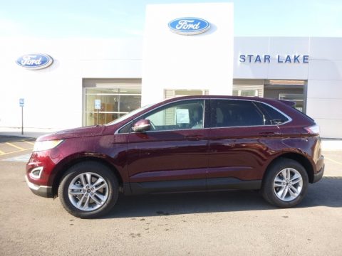 Burgundy Velvet Metallic Ford Edge SEL AWD.  Click to enlarge.