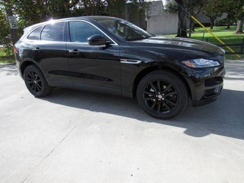 Ultimate Black Jaguar F-PACE 20d AWD Prestige.  Click to enlarge.