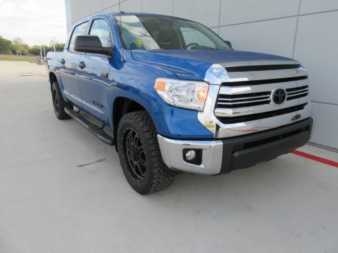 Blazing Blue Pearl Toyota Tundra SR5 TSS Off-Road CrewMax.  Click to enlarge.