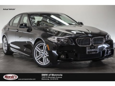 Jet Black BMW 5 Series 535i Sedan.  Click to enlarge.