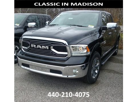 Brilliant Black Crystal Pearl Ram 1500 Limited Crew Cab 4x4.  Click to enlarge.