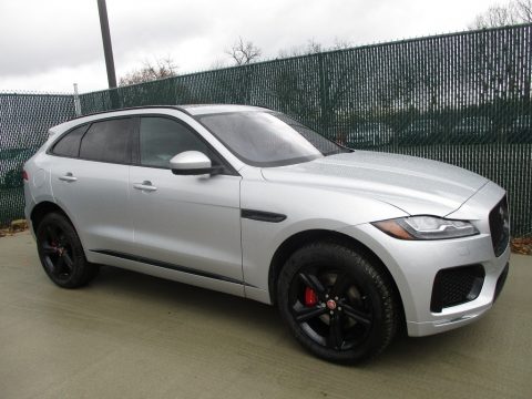 Rodium Silver Jaguar F-PACE 35t AWD S.  Click to enlarge.