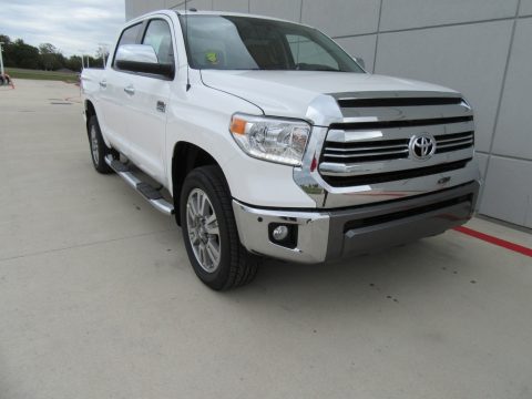 Super White Toyota Tundra 1794 CrewMax 4x4.  Click to enlarge.