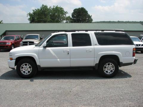 Summit White Chevrolet Suburban 1500 Z71 4x4.  Click to enlarge.